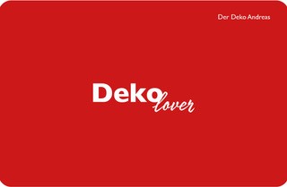 Gutschein Karte Deko Lover 25€ | Gutscheinkarten | Geschenkgutscheine | Geschenke & Verpackung
