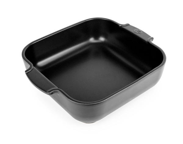 Auflaufform Appolia quadratische 28cm satinschwarz