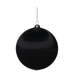 Weihnachtskugel Chinois 12cm, schwarz D12cm