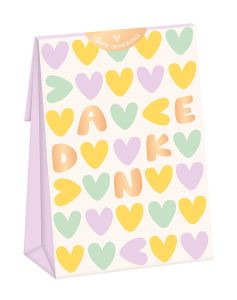 Bonbons Herz 80g Danke Goldveredelung