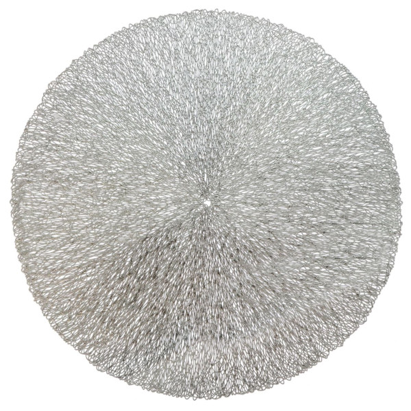 Platzset Ciara 38cm Ø silver