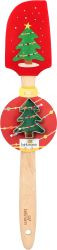 Teigschaber mit Ausstecher Tannenbaum mit Holzgriff