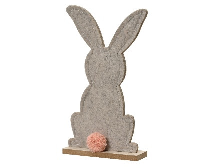 Hase Filz braun 23x3.9x40cm