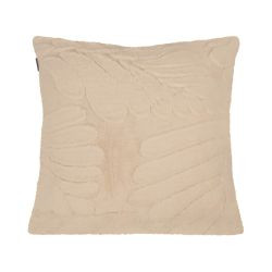Kissen Blätter beige 45x45cm
