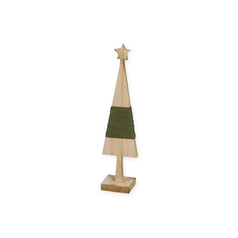 Aufsteller Baum Holz grün