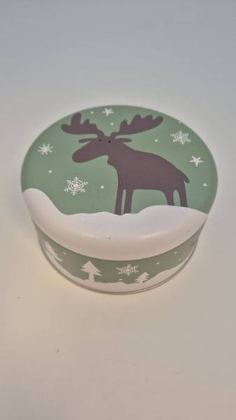 Gebäckdose Christmas Animals rund Größe XL