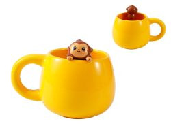 Tasse Keramik mit Anhängsel MONKEY 450ml