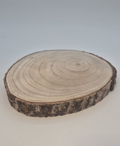 Holzscheibe Paulownia natur Ø25x3cm
