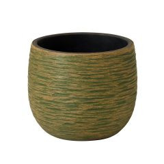 Topf Juva Zement Vintage-Gold 15x19cm