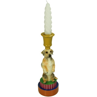 Kerzenständer Polyresin multi 8x8x23cm