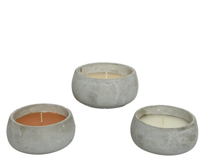 Kerze Citronella 13x6.2cm sort.
