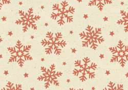 Geschenkpapier 1,5mx70cm Snowfall, red