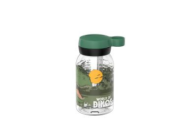 Trinkflasche mit Trinkhalm campus 450 ml dino