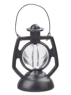 Laterne Mini Deko schwarz 2,5x3,5cm