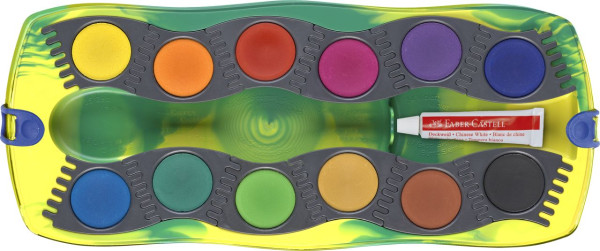 Faber-C. Farbkasten Connector 12 Farben Edition Dino