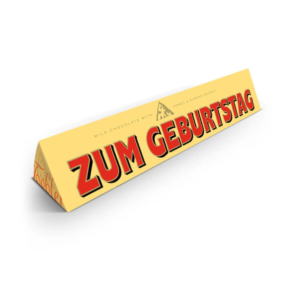 Toblerone Schokoriegel 100g - Zum Geburtstag
