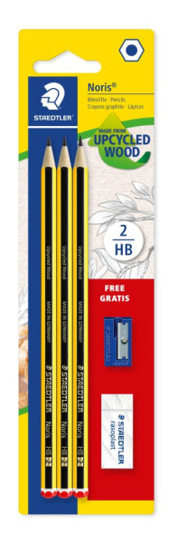 Bleistift Noris 3er HB Set + Zub. BK Promo