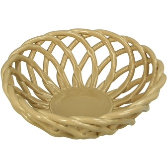 Schale Dolomite beige 18x18x7,5cm