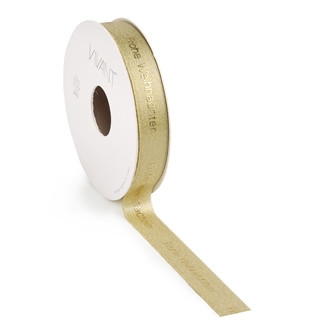 Band VICTORIA FROHE WEIHN. 15mmx15m creme