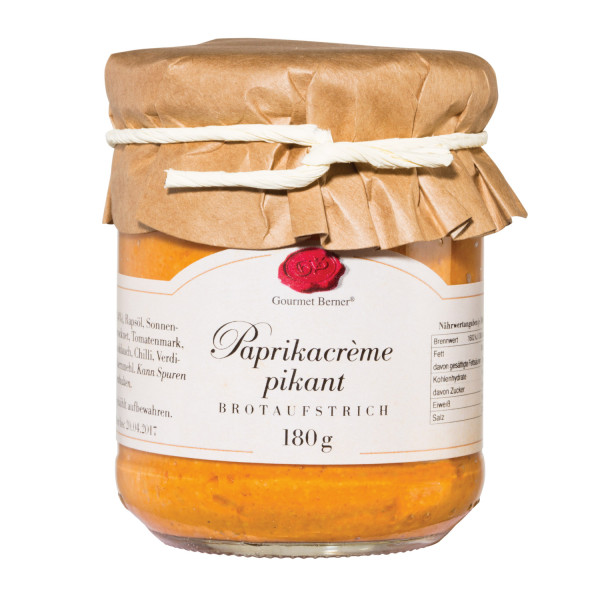 Brotaufstrich Paprikacreme pikant 180ml