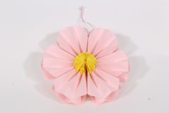 Hänger Blüte Papier rosa 15cm