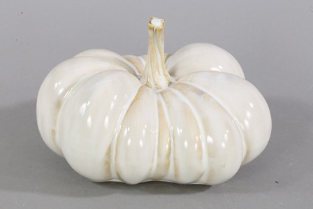 Kürbis Keramik creme 18,5x17,2x12cmcopyright