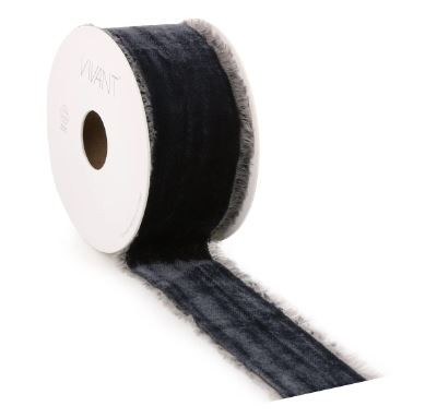 Band CHRUSHED VELVET 50mmx5m anthrazit