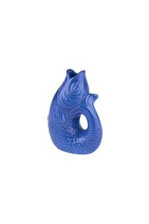 Vase/Karaffe Fisch Steingut azure 0,2L 9,5x13x6cm