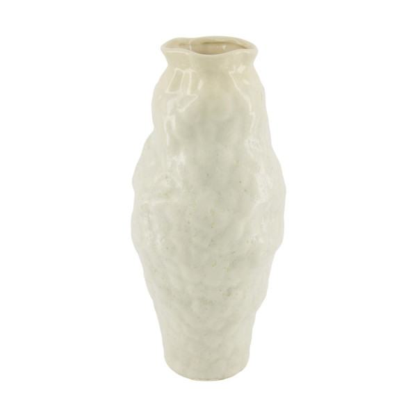 Vase Keramik off weiss 14.5x14.5x34cm