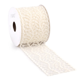 Band LACIRA 75mmx5m off weiss