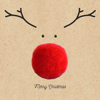 Serviette By Nature 33x33cm Big red Nose