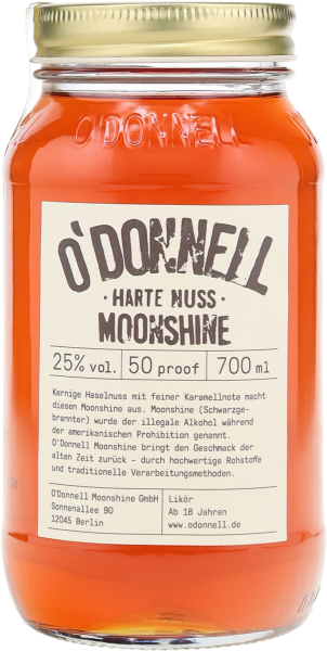 O'Donnell Moonshine Harte Nuss 25%vol.,0.7L
