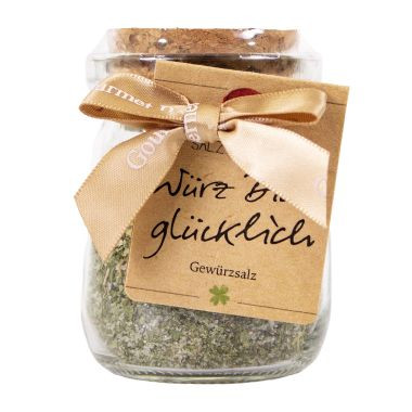 Salzglück Würz dich glücklich "Lieblingskräutersalz" 70g Glas