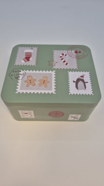 Gebäckdose Dear Santa eckig Größe M