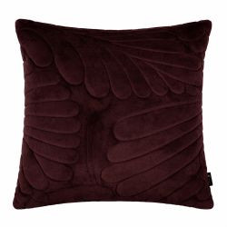 Kissen Blätter braun 45x45cm