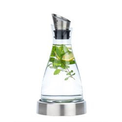 Wasser-Karaffe m.Sockel inkl.Kühlgel 28 cm