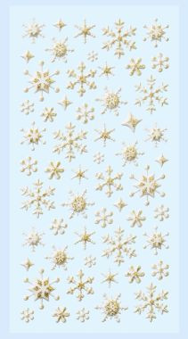 Sticker SOFTY Eiskristall gold