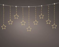 LED Lichtvorhang Sterne Outdoor120x60cm