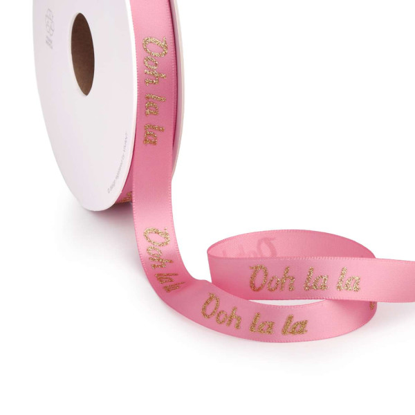 Band OOH LA LA 12mmx15m pink