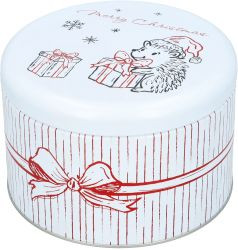Gebäckdose Cute Xmas rund Größe L