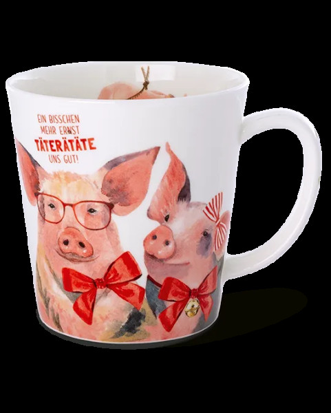 Becher Schwein gehabt 500 ml