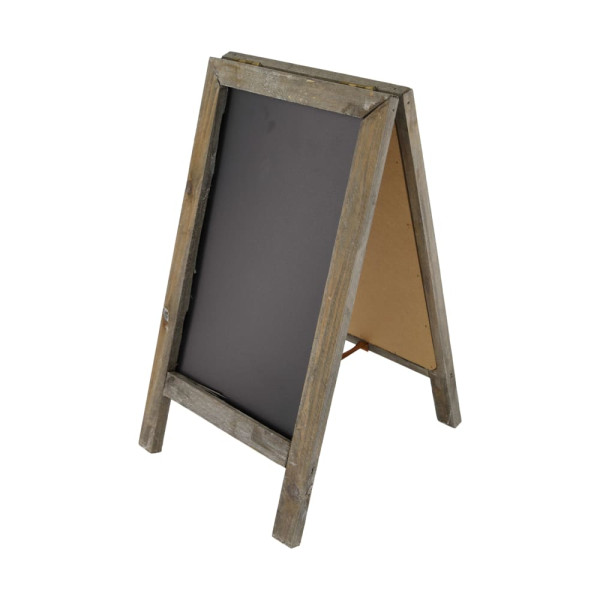 Tafel Teakholz natur 18x32x32cm