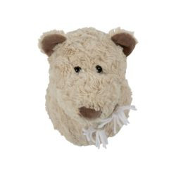 Wand Kopf Bär beige S