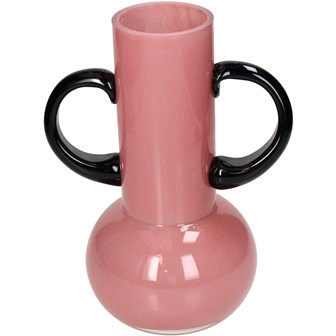 Vase Glas burgund 17x12,5x23cm