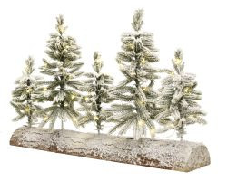 Tischbouquet Bäume prelit 50x12x30cm