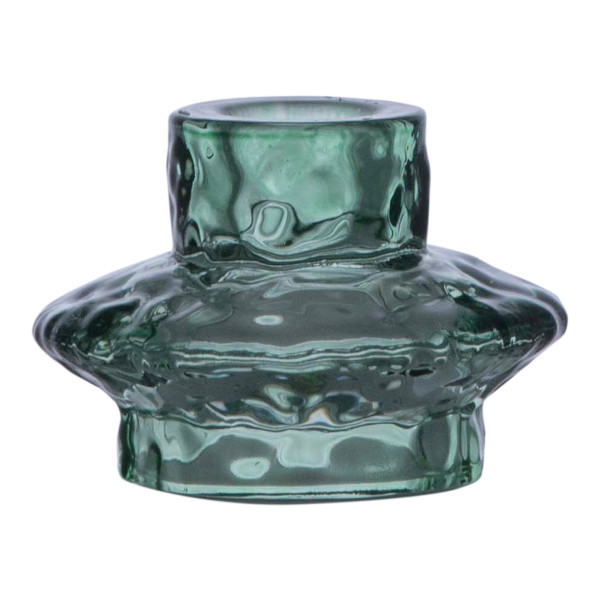 Teelichthalter Glas blue 5,5x8cm