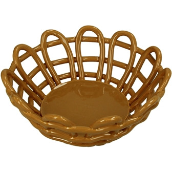 Schale Dolomite beige 18x18x8cm