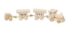 Holzeisenbahn Mini natur 9,7x1,8x1,1cm
