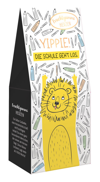 Fruchtgummi 70g Schulanfang Yippie! Goldveredelung
