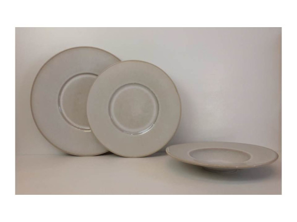 Teller flach Porzellan HOTEL LIGHT creme 30.5cm
